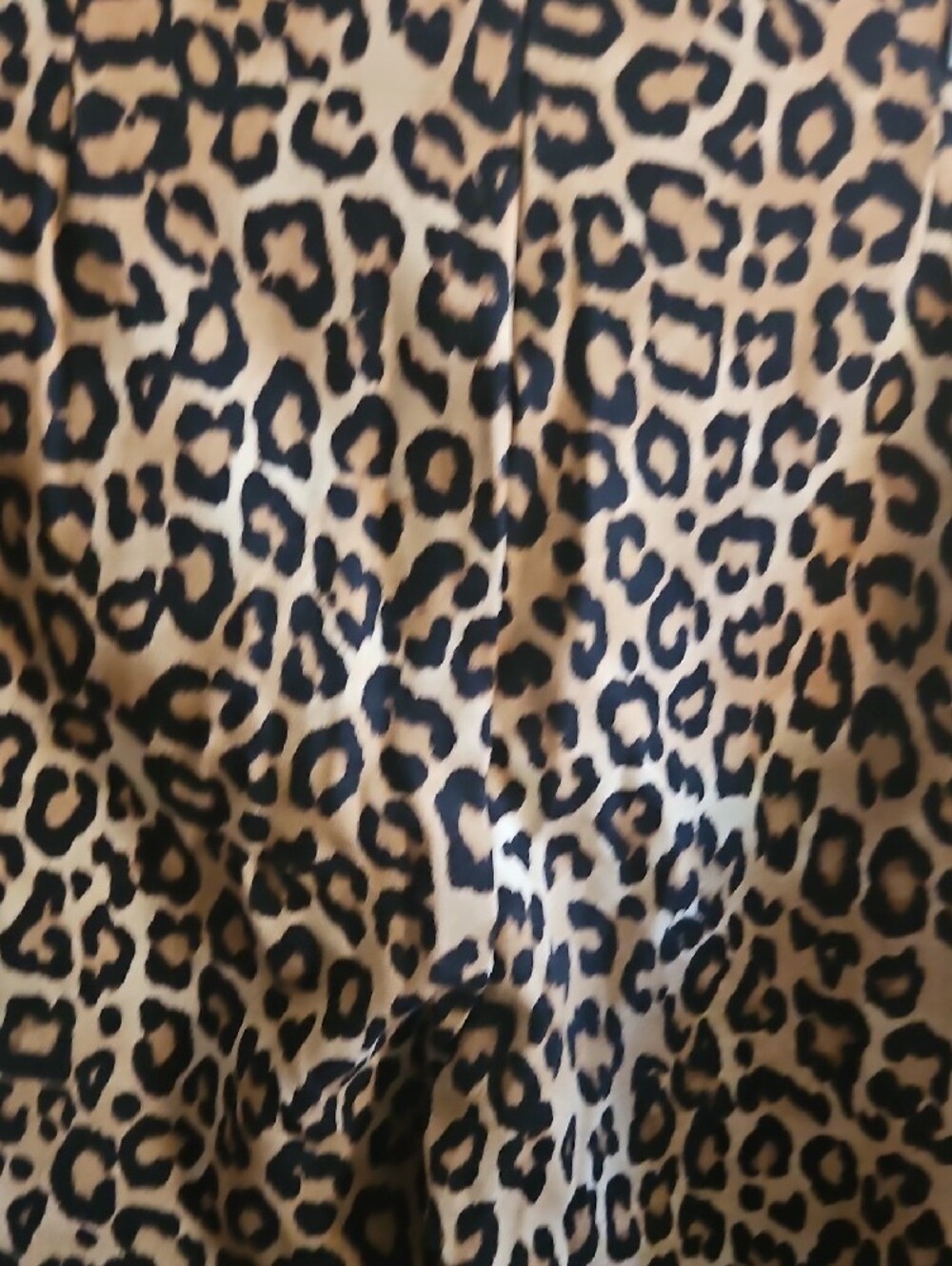 Chico's Leopard Print Straight-Leg Pants - Brown/Tan Chicos Size 2.5 - Picture 8 of 10